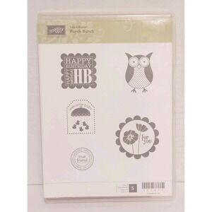 Stamp Up! Sale A Bration Punch Bunch New Unused Stamp Set